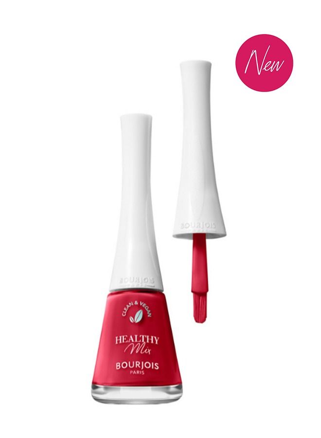 BOURJOIS PARIS Bourjois Healthy Mix Vegan Nail Polish  – 300 – Grenat'Ddictive, 9ml  - Image 1
