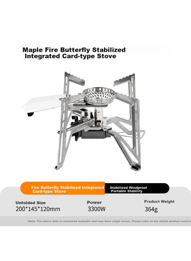 Fire-maple Spider Stove Butterfly Integrated Pressure Regulating Cartridge Stove Outdoor Camping Folding Portable Windproof Gas Stove - Image 1