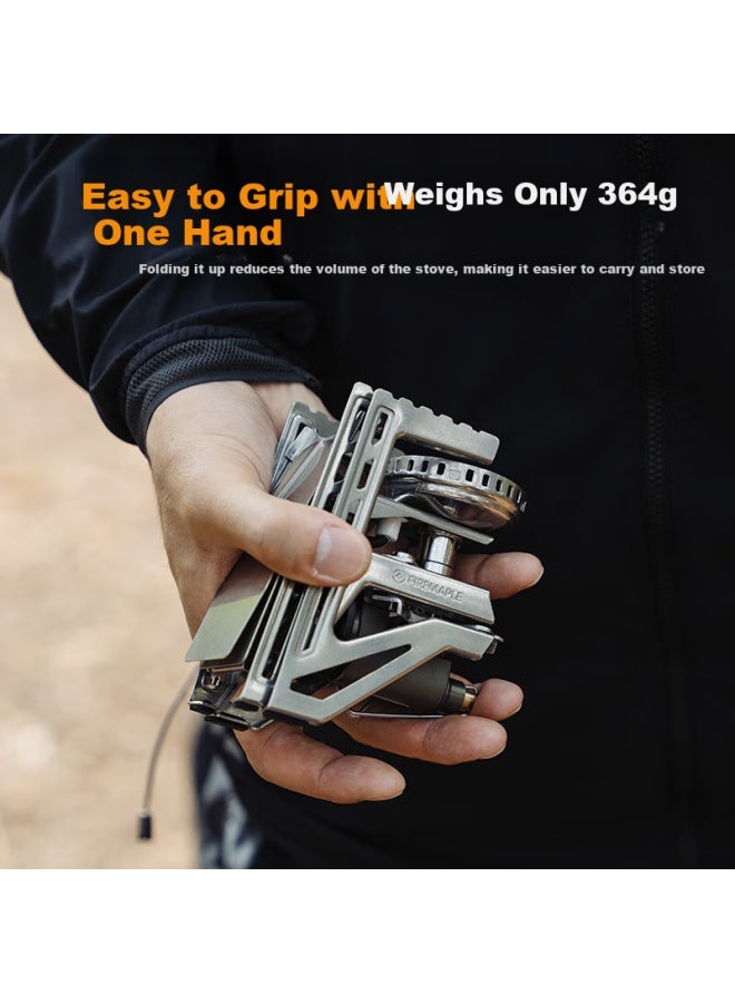 Fire-maple Spider Stove Butterfly Integrated Pressure Regulating Cartridge Stove Outdoor Camping Folding Portable Windproof Gas Stove - Image 5
