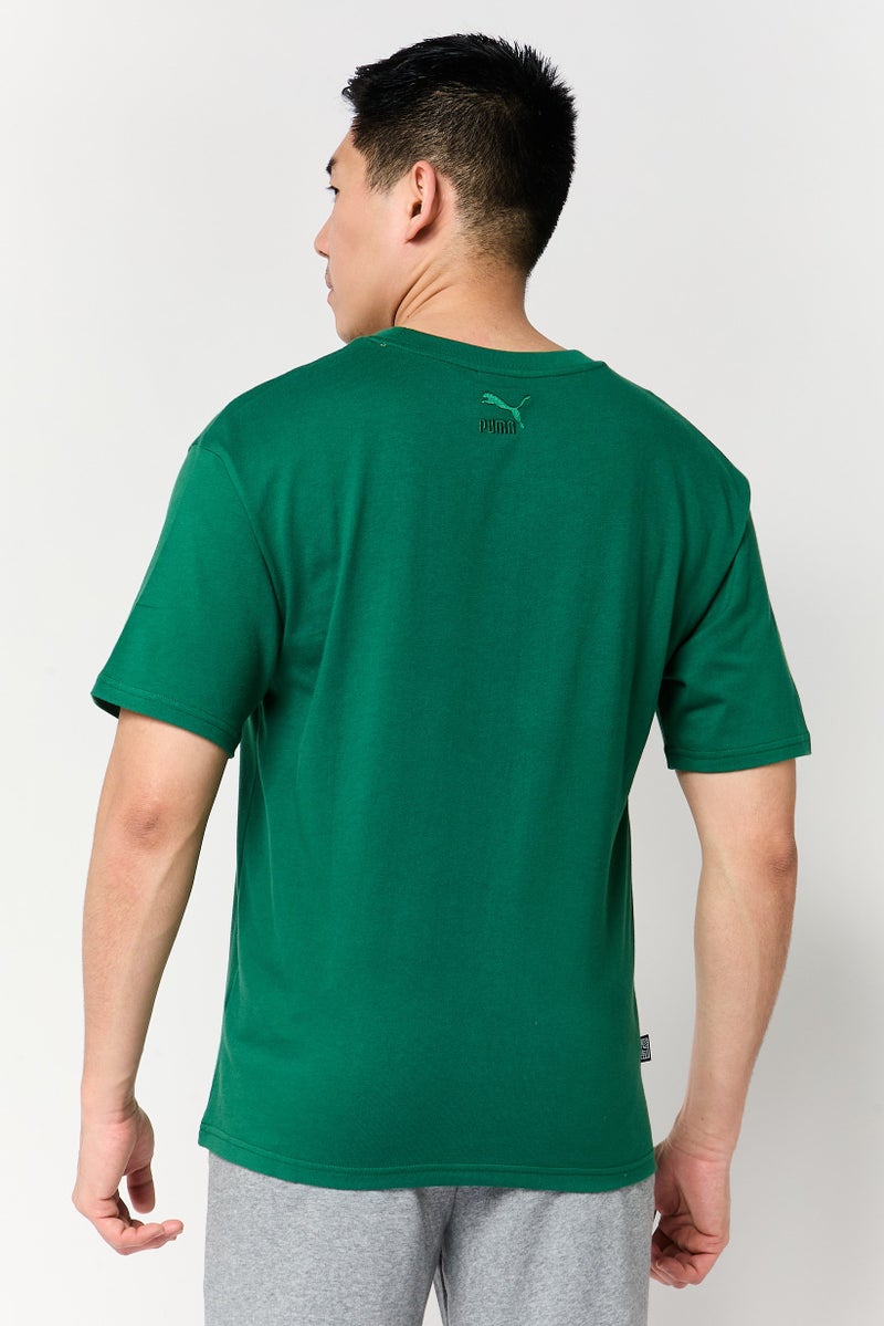 PUMA Men Asia Fit Short Sleeve Outdoor T-Shirt, Green - Image 4
