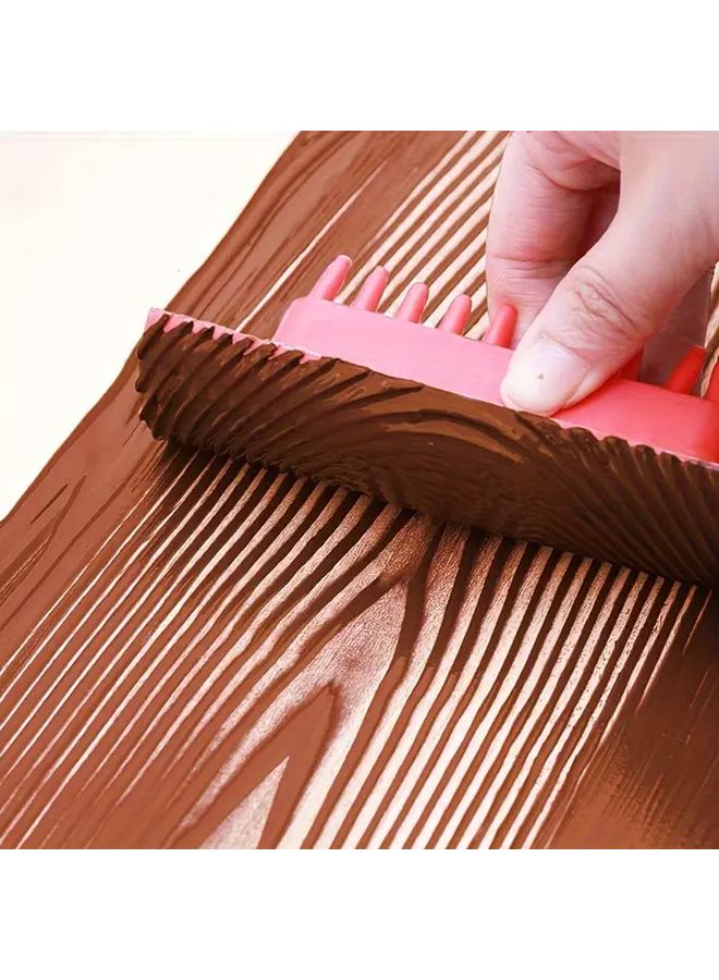 Small Wood Grain Effect Paint Roller Brush For Artistic Wallpaper And Painting - Image 2