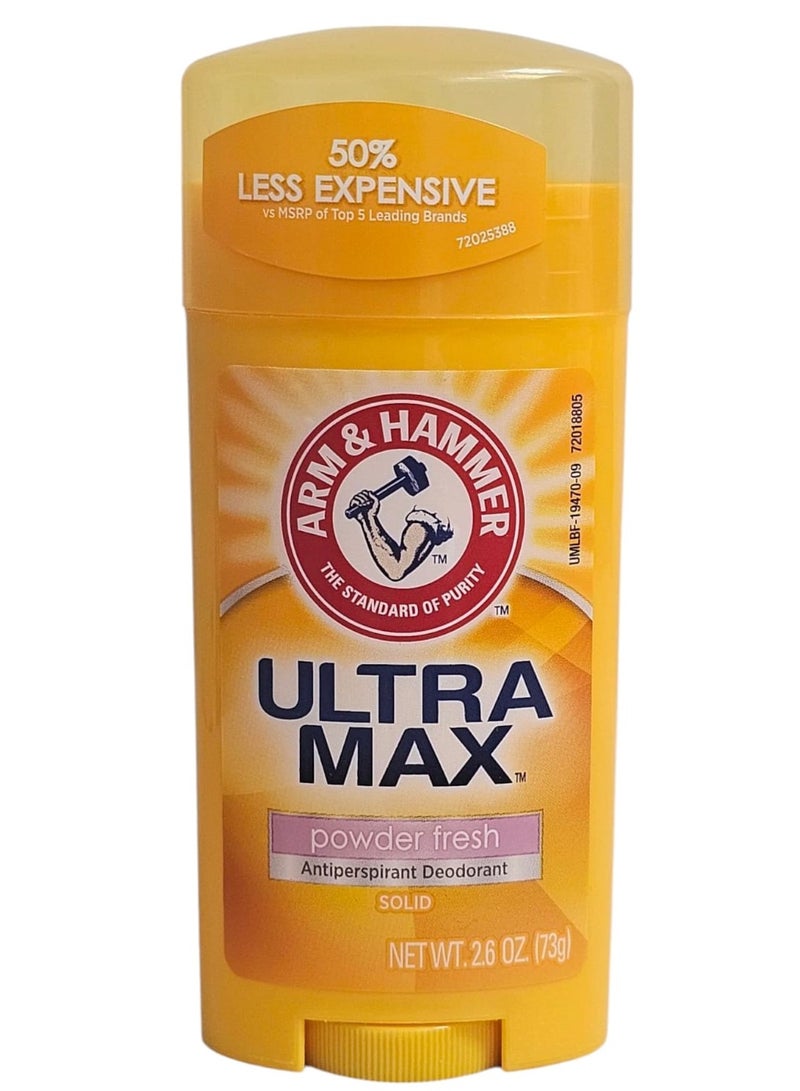 آرم آند هامر مزيل العرق ألترا ماكس بودرة منعشة برتقالي 73جم