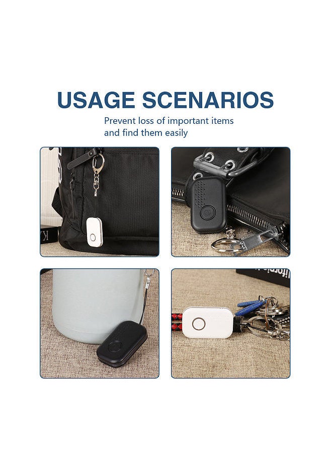 Mini smart rectangular anti-lost key finder Anti lost device S5 white (color box)