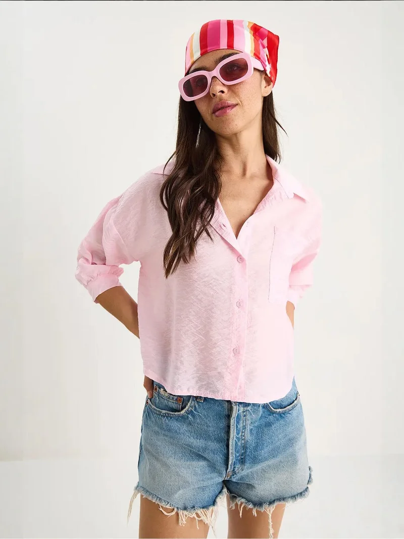 بيانكو لوتشي قميص قصير مزخرف بأزرار وجيب