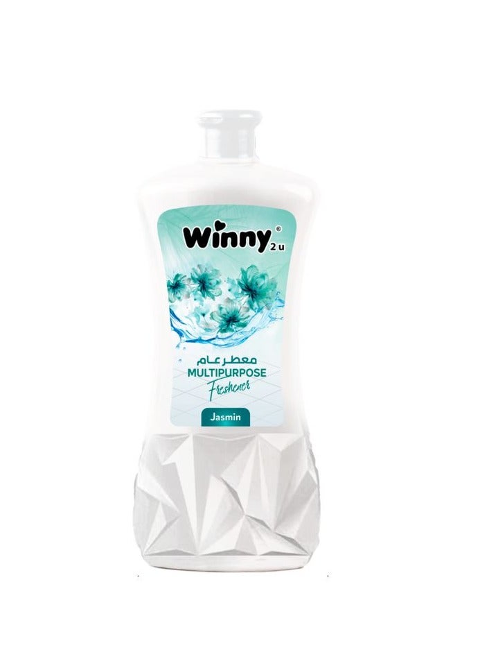 Winny Multi-Purpose Freshener 1000ml – Jasmine | Long-Lasting Floor & Surface Air Freshener for Home Cleaning