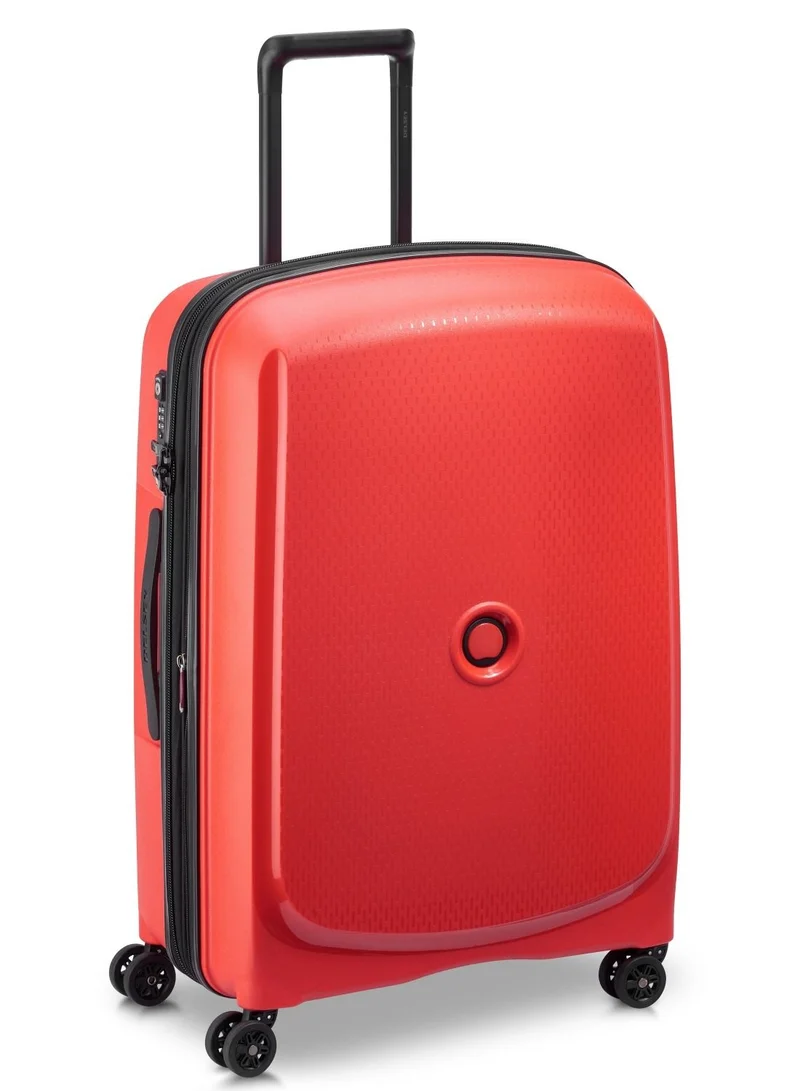 DELSEY Paris Belmont Plus 83cm Hardcase 4 Double Wheel Expandable Large Check-In Luggage Trolley Faded - Red