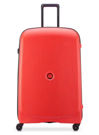 DELSEY Paris Belmont Plus 83cm Hardcase 4 Double Wheel Expandable Large Check-In Luggage Trolley Faded - Red