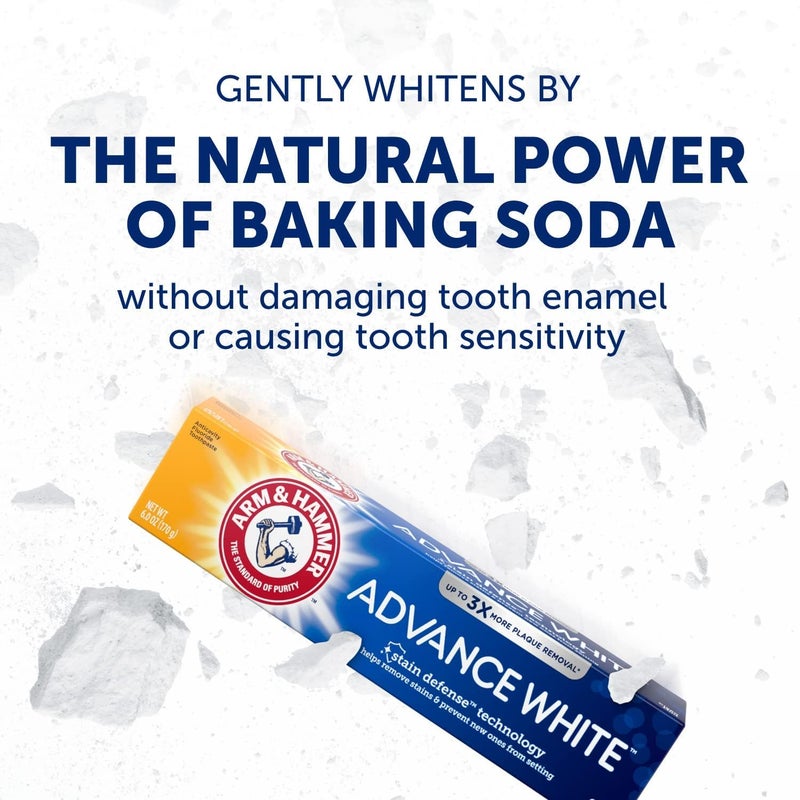 Arm & Hammer Advance White Extreme Whitening Toothpaste - 6 Oz (Pack of 6) - Image 5