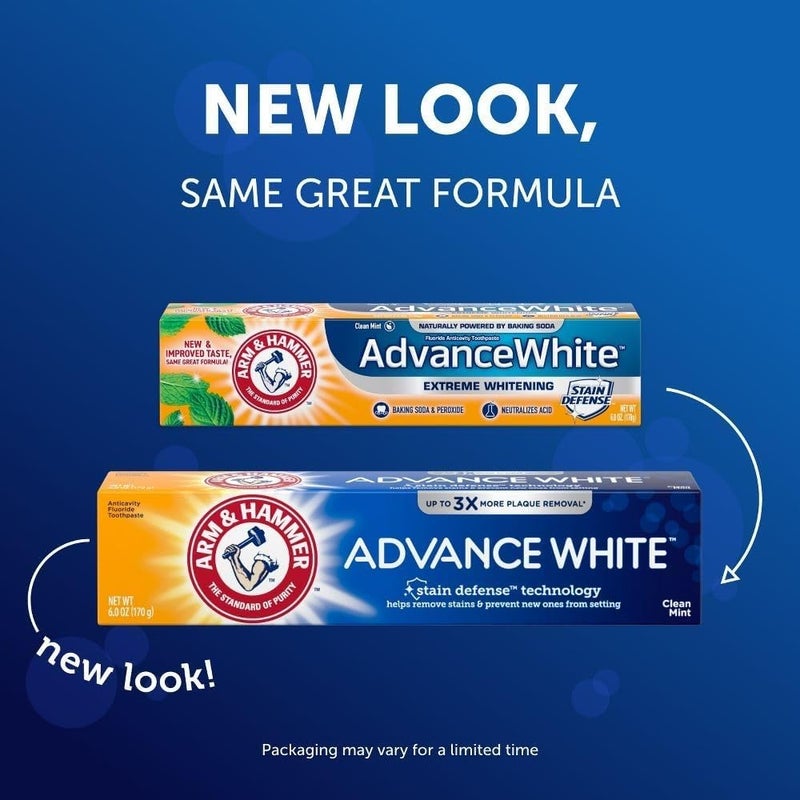 Arm & Hammer Advance White Extreme Whitening Toothpaste - 6 Oz (Pack of 6) - Image 4