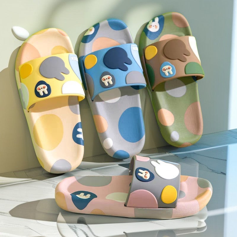 High-Appearable Parent-Child Slippers Women'S Super Soft Slippers Men'S Home Non-Slip Deodorant Bath Non-Stinky Bottom Home Shoes - Image 3