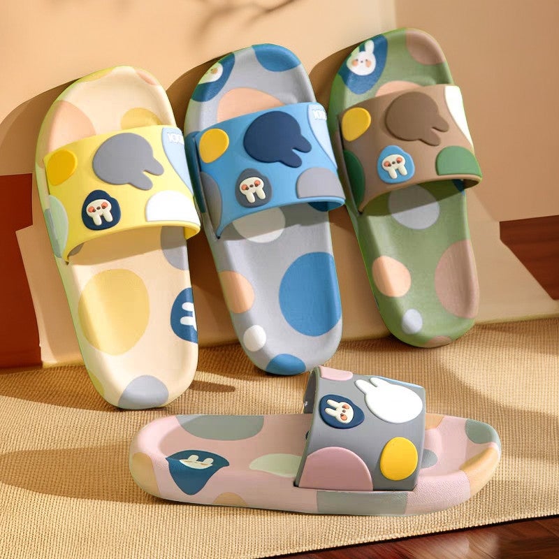 High-Appearable Parent-Child Slippers Women'S Super Soft Slippers Men'S Home Non-Slip Deodorant Bath Non-Stinky Bottom Home Shoes - Image 4
