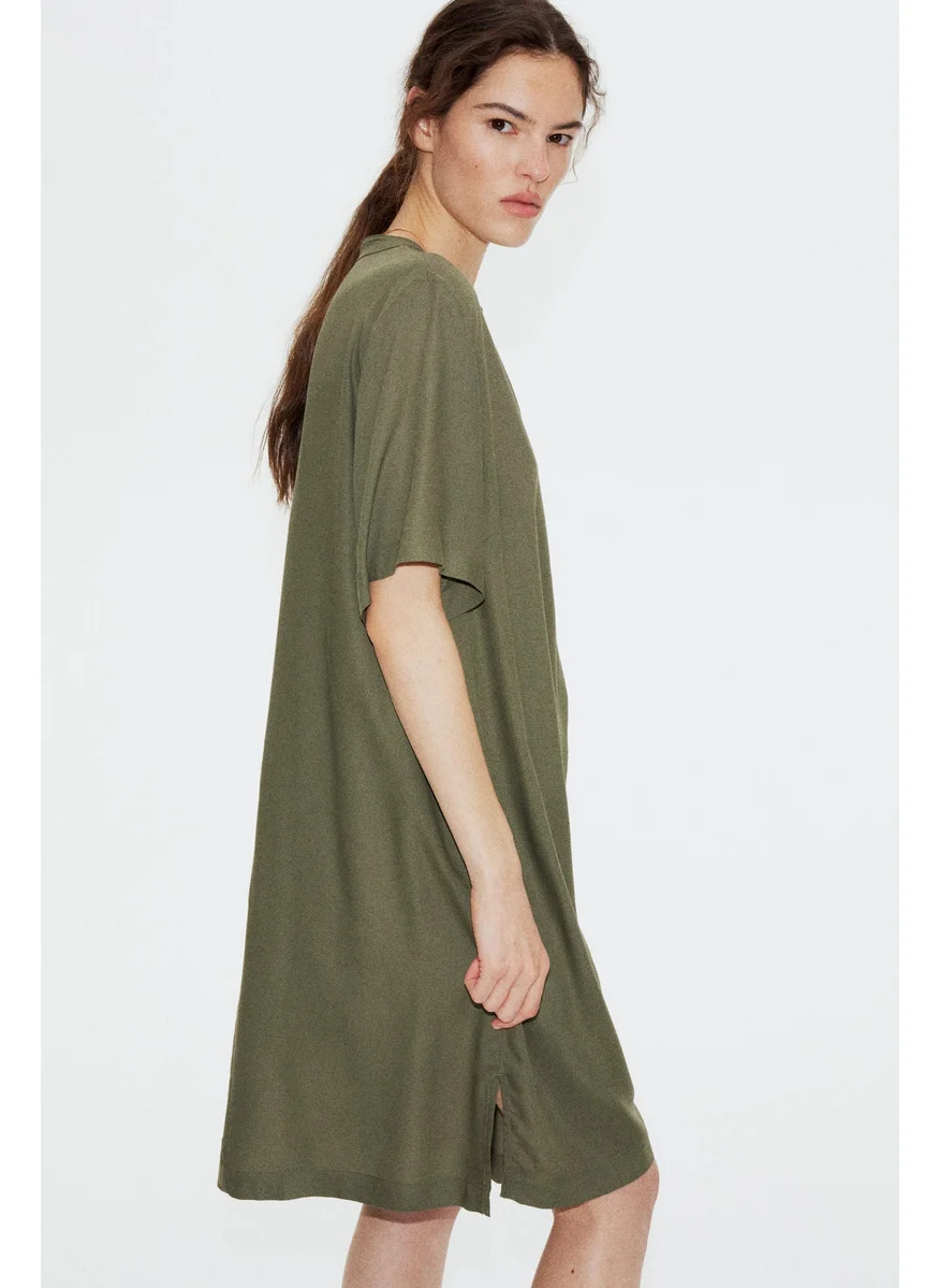 اتش اند ام Viscose Tunic Dress