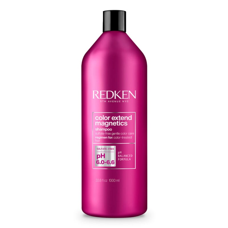 Redken Color Extend Magnetics Shampoo | For Color-Treated Hair | Gently Cleanses & Protects Color | With Amino Acid | Sulfate-Free | 33.8 Fl Oz - Image 1