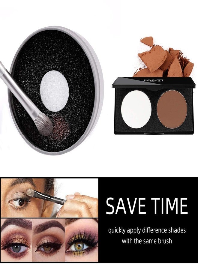 MSQ Brush Cleaner Color Removal Sponge Dry Makeup Brush Quick Cleaner Sponge Removes Shadow Color from Your Brush without Water or Chemical Solutions - Compact Size for Travel - Image 2