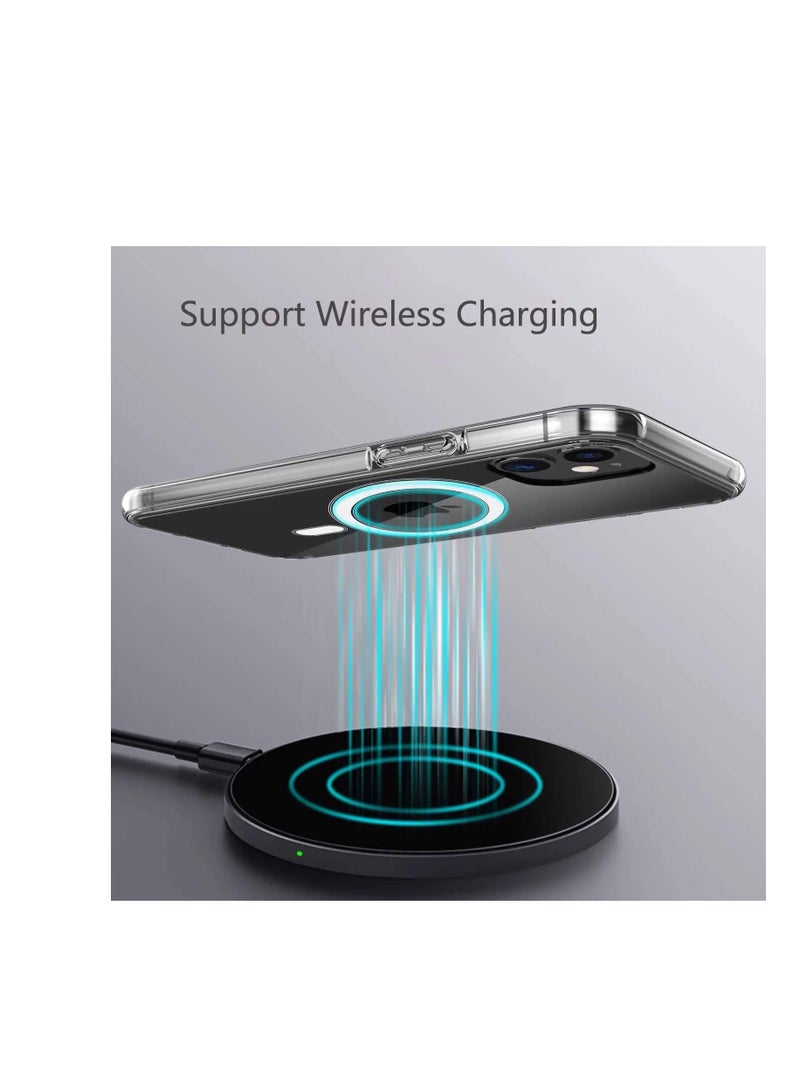 Magnetic Phone Case for iPhone 11 and Wireless Charging MagSafe Clear  - Image 3