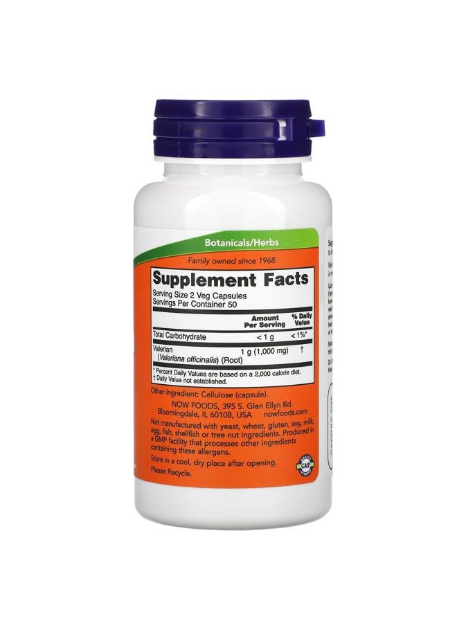 now Foods Valerian Root - 500mg, 100 Count - Image 4