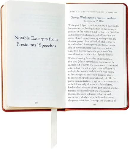 Graphic Image The United States Constitution and Related Documents | Published and Bound in the USA | Genuine Leather Soft Cover | Pocket Size (3.13" x 5.25", Indigo) - Image 5