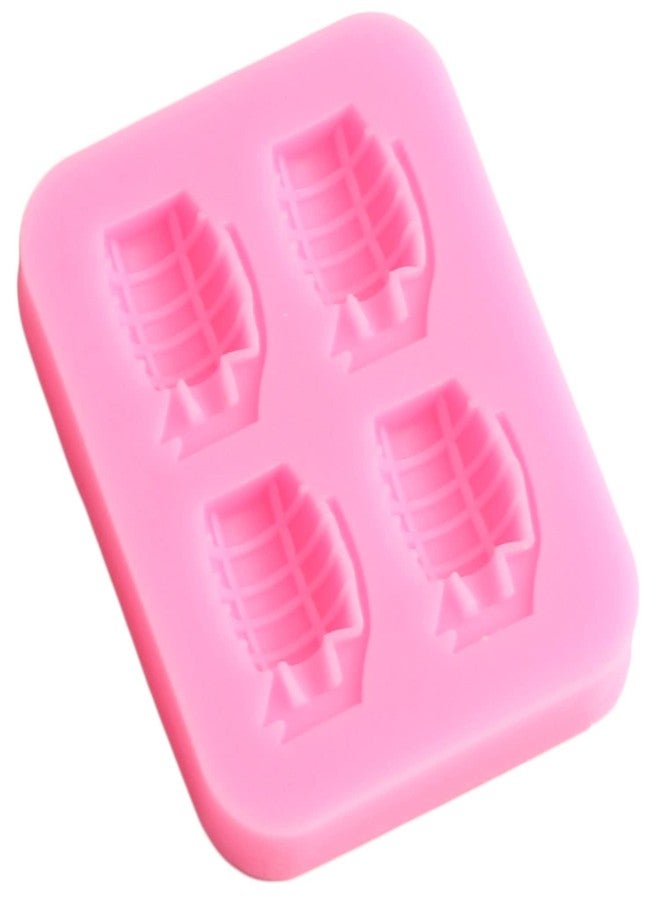 Mujiang Soldier Hero Army Tank Silicone Molds Handgun Pistol Grenade Fondant Mold For Cake Decorating Candy Chocolate DIY Sugar Crafting Gum Paste Set Of 3 - Image 3