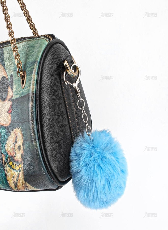 AUEAR, Keychain Clip Metal Spring Snap for DIY Hanging Buckle and Bag Accessories Creative Key Ring (50 Pack, Heart Shape Design, Silver) - Image 3