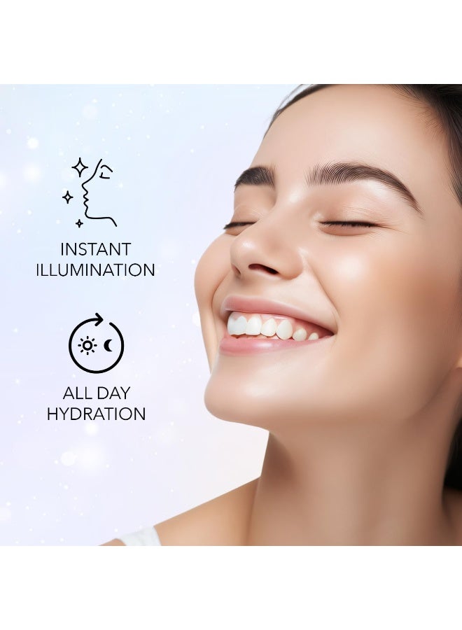 FACESCANADA Strobe Cream - Silver, 30Ml | Primer + Highlighter + Moisturizer | Shea Butter & Hyaluronic Acid | Intense Hydration | Flawless Radiant Dewy Skin | Illuminating & Glowing Makeup Base - Image 4