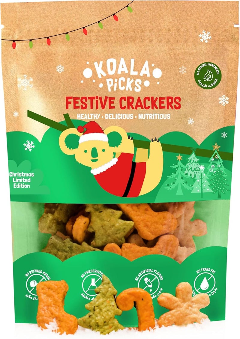 KOALA Picks Festive Crackers 120g - Image 1