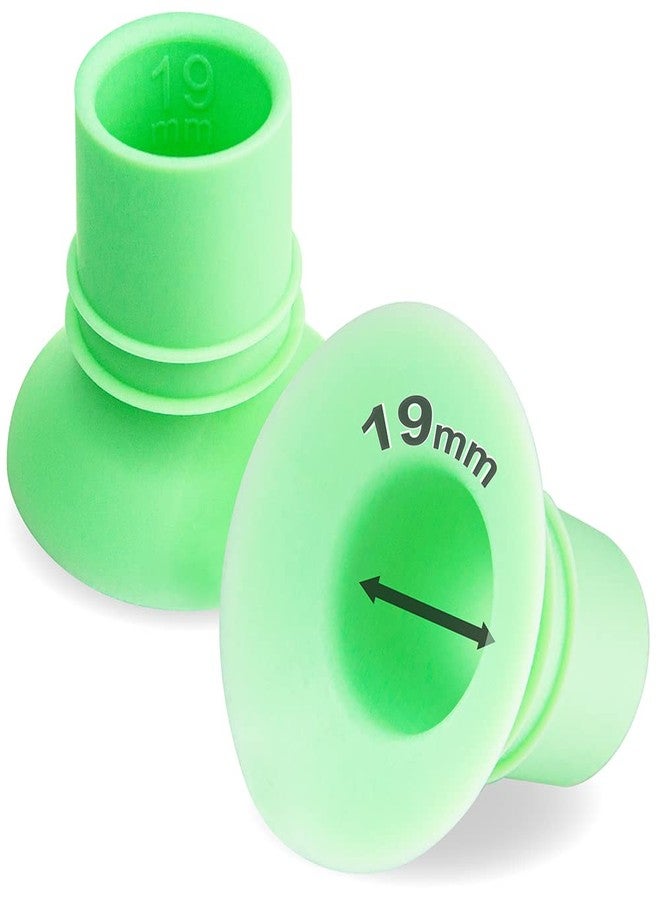 Nenesupply 1st Generation 19mm Flange Insert Compatible with Elvie Flange Pump Parts Elvie Stride Flange Medela Spectra Momcozy Flange Willow Reduce 24mm to 19mm Use as Elvie Inserts Medela Insert - Image 1
