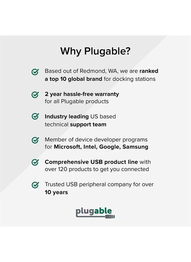Plugable - USB 3.0 Transfer Cable, Unlimited Use, Transfer Data Between 2 Windows PC's, Compatible with Windows 11, 10, 8.1, 8, 7, Vista, XP, Bravura Easy Computer Sync Software Included - Image 1
