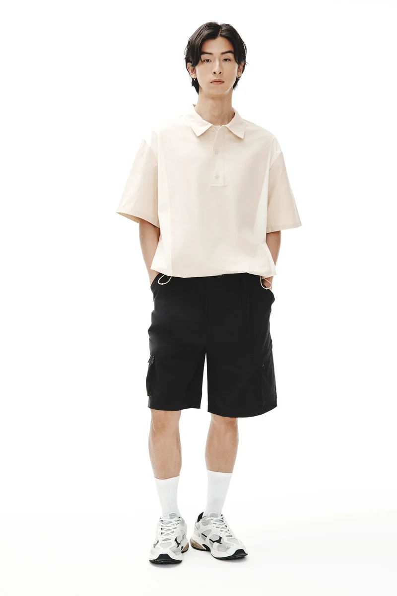 H&M  Loose Fit Popover shirt for Men | Best Price UAE