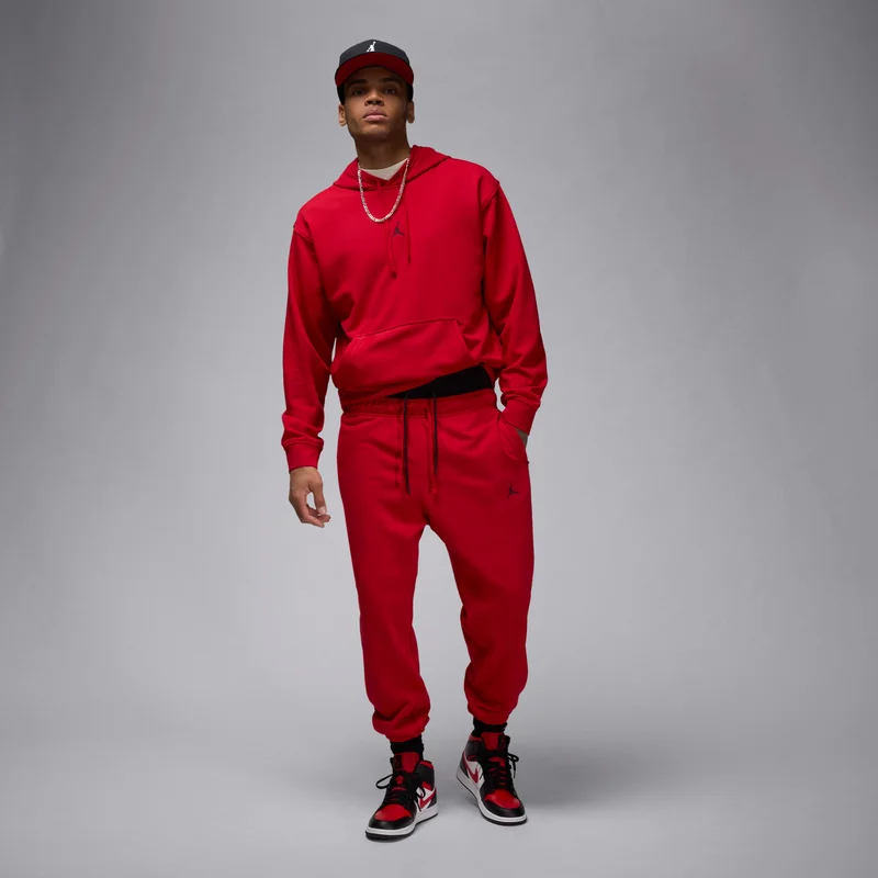Jordan Red Men's Sport Crossover Dri-FIT Hoodie for Men | Best Price UAE