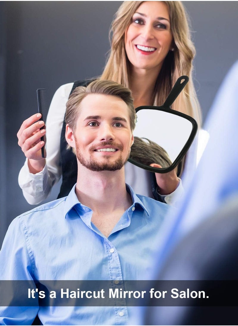 Glowudz - Glowudz Handheld Mirror with Handle Black - Image 1