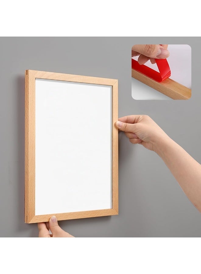 Eckek حامل لافتات أكريليك مثبت على الحائط ذاتي اللصق إطار عرض مغناطيسي إطار مستندات شفاف للمكتب، المتجر، المدرسة، المنزل، إطار صورة حائط - Image 4