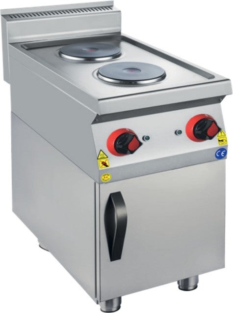 CSA Inox Karacasan Industrial 900 Series Cupboard 2-Burner Electric Cooker 