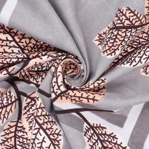 Nivasam Cotton Feel Glace Cotton Elastic Fitted Printed King Size Double Bed Bedsheet with 2 Pillow Cover(72"x78") 300-350 threadcount (Design1) - Image 5