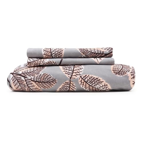 Nivasam Cotton Feel Glace Cotton Elastic Fitted Printed King Size Double Bed Bedsheet with 2 Pillow Cover(72"x78") 300-350 threadcount (Design1) - Image 4