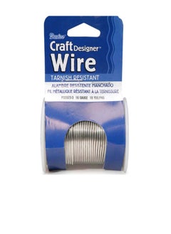 Darice Craft Wire 16 Gauge Silver 10 yards  - Image 1