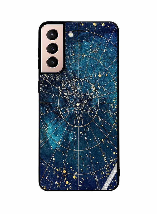VR CREATIVE Protective Case Cover For Samsung Galaxy S21 Plus 5G Zodic And Astrology Design Design Multicolour - Image 1
