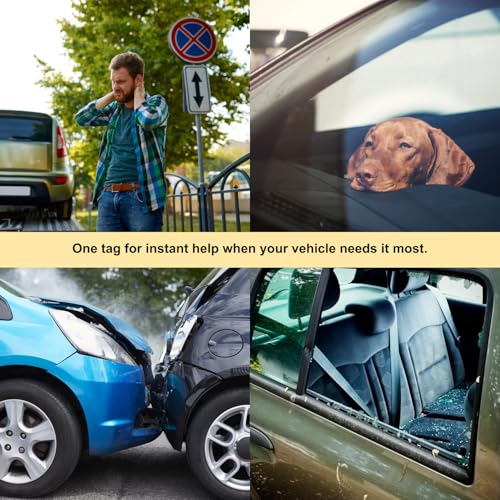 Tag8 Vehicle Emergency Contact QR Tag – Windshield Sticker with Owner Info | No App Needed | Scan to Contact | Durable, Weatherproof, Easy to Use, Parking & Safety Assistance - Image 5
