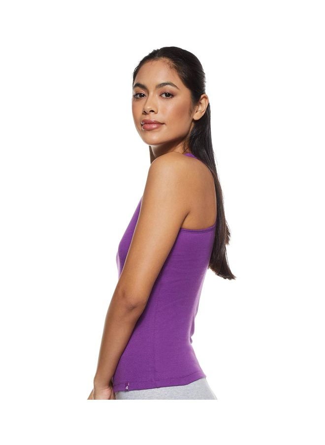 JOCKEY - Jockey 1467 Women Super Combed Cotton Rib Fabric Slim Fit Solid Racerback Styled Tank Top - Image 1