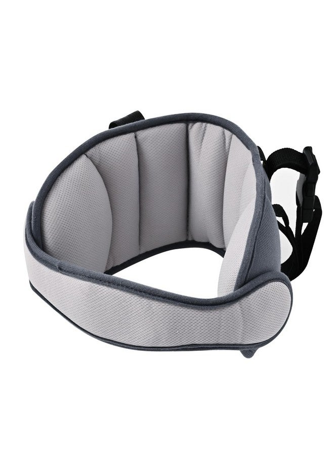 StoHua Kids Car Seat Head Support Band, Adjustable Child Carseat Headhold, Safety Car Seat Neck Relief Strap, Breathable Head Neck Pillow Support - Baby Travel Accessories, Dark Grey - Image 1