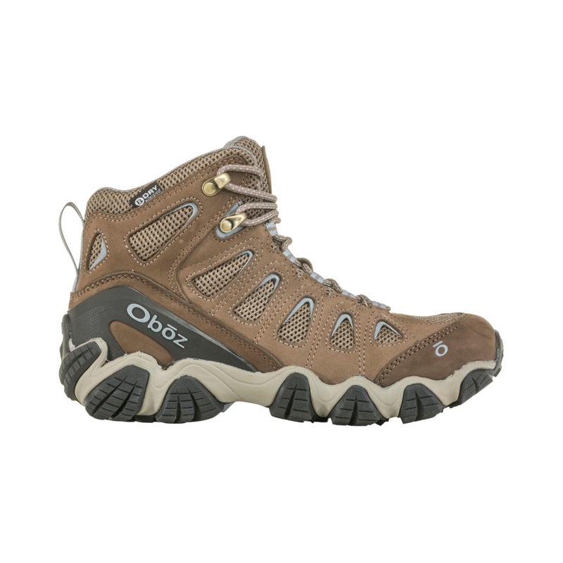 Oboz Women's Sawtooth II Mid B-DRY Hiking Boot, Brindle/Tradewinds Blue, 7 - Image 1