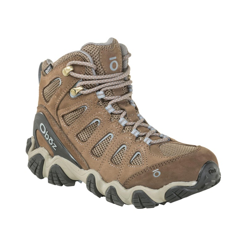 Oboz Women's Sawtooth II Mid B-DRY Hiking Boot, Brindle/Tradewinds Blue, 7 - Image 3