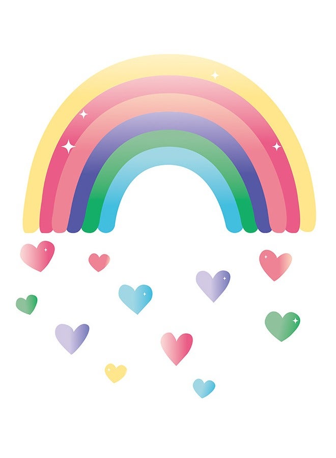 ملصقات حائط لتزيين غرفة الأطفال من Love Rainbow