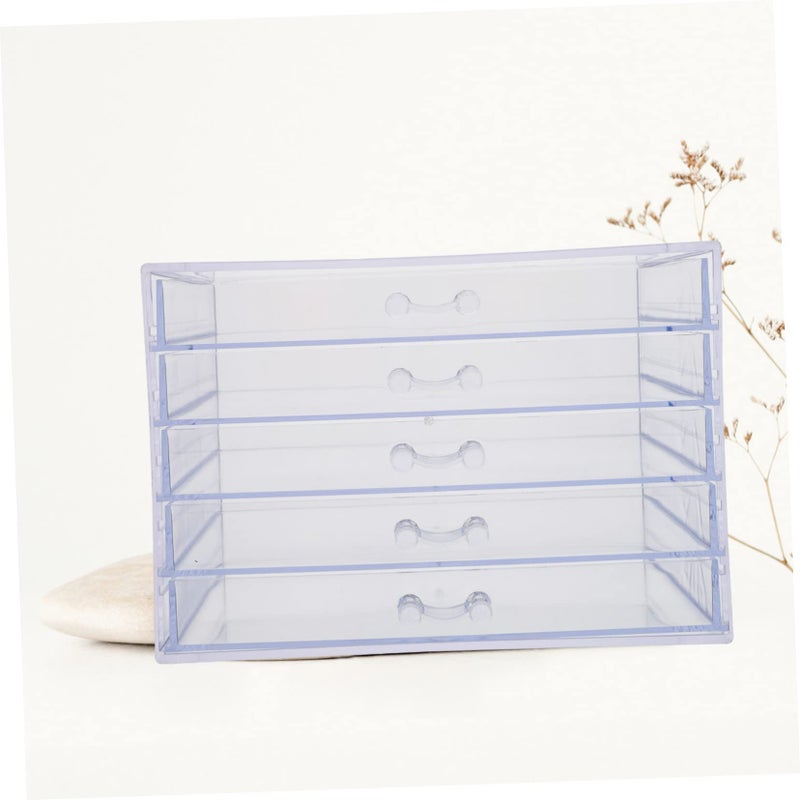 Transparent Nail Tools Storage Box Portable Multi Functional Organizer For Salon - Image 5