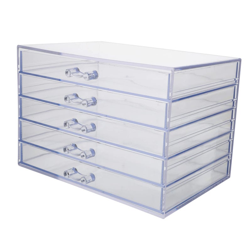 Transparent Nail Tools Storage Box Portable Multi Functional Organizer For Salon - Image 2