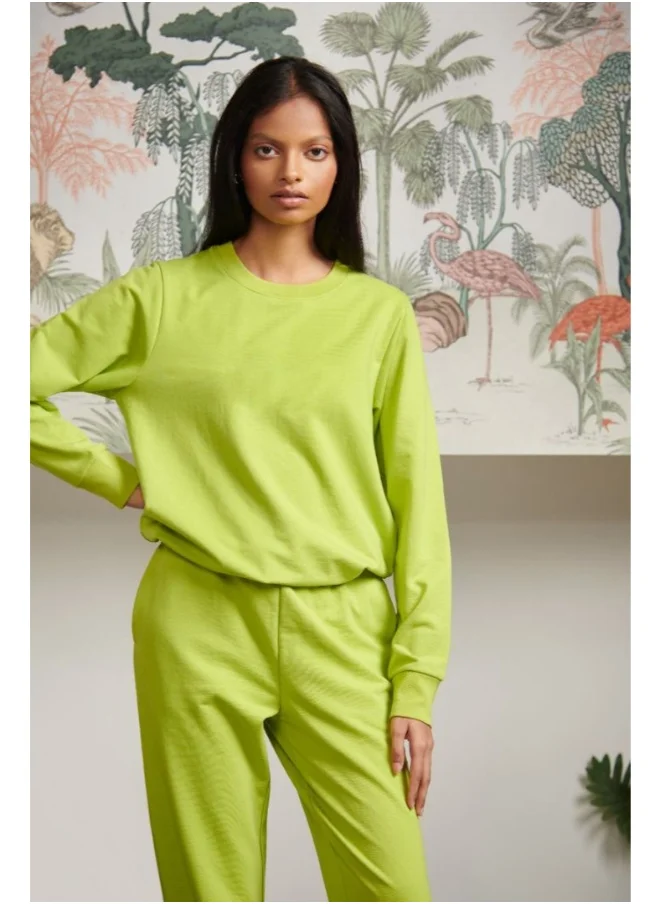 نسيسيرا Bamboo Terry Green Travel Jogger Set