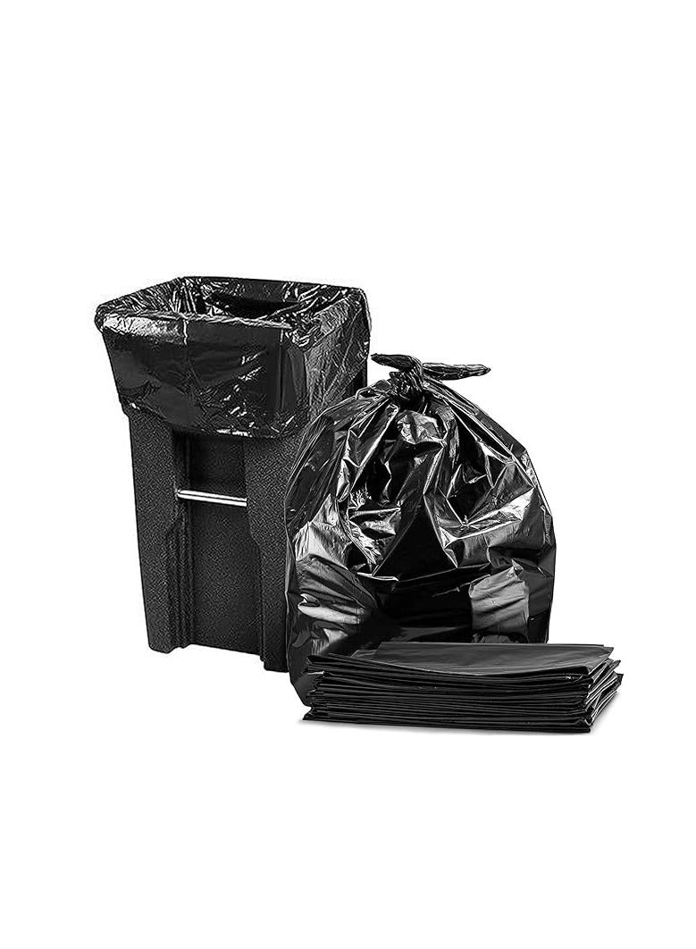 Garbage Bags 45-Piece Heavy Duty Large Size 57-Gallons Black Roll 85x115cm - Image 2