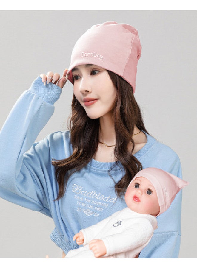 Bornbay Parent-child Hat Maternity Hat All-season Postpartum Cap + Newborn Baby Hat Infant Cap Fetal Hat Pregnancy Hat - Image 1