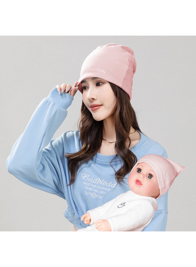 Bornbay Parent-child Hat Maternity Hat All-season Postpartum Cap + Newborn Baby Hat Infant Cap Fetal Hat Pregnancy Hat - Image 2