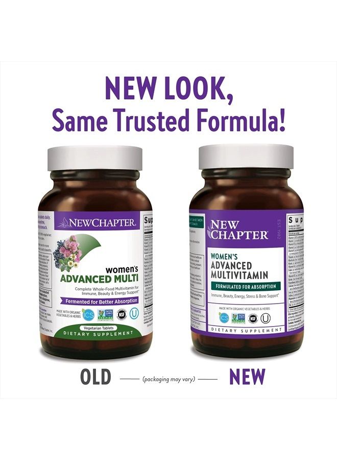New Chapter Women's Multivitamin, Every Woman, Fermented with Probiotics + Iron + Vitamin D3 + B Vitamins + Organic Non-GMO Ingredients - 48 ct - Image 2
