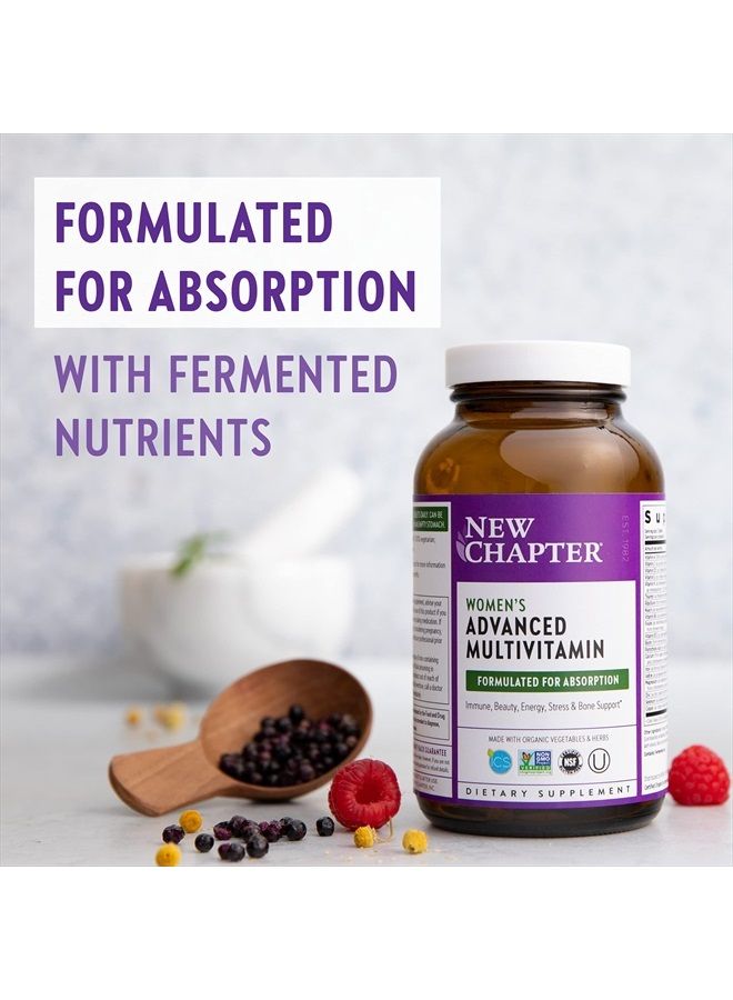 New Chapter Women's Multivitamin, Every Woman, Fermented with Probiotics + Iron + Vitamin D3 + B Vitamins + Organic Non-GMO Ingredients - 48 ct - Image 5